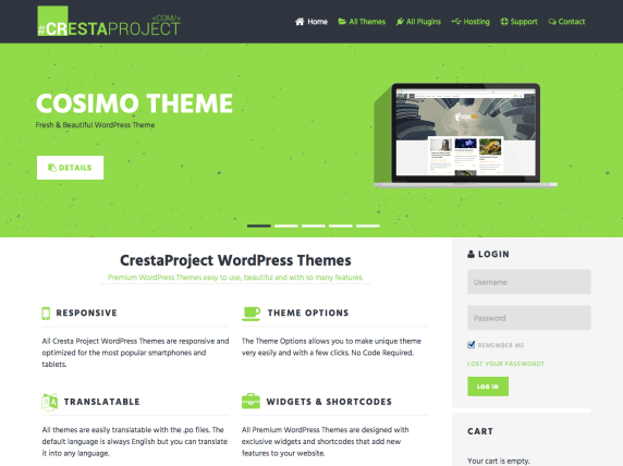 Cresta Project homepage
