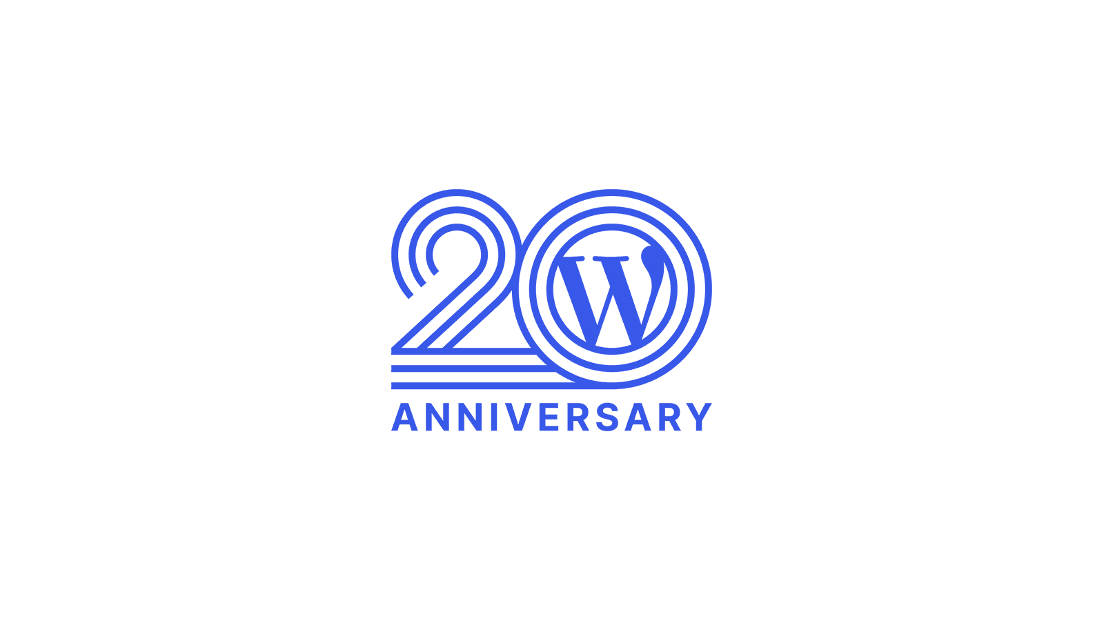 WordPress 20th Anniversary Logo